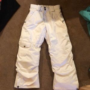 FIREFLY WHITE SNOWPANTS